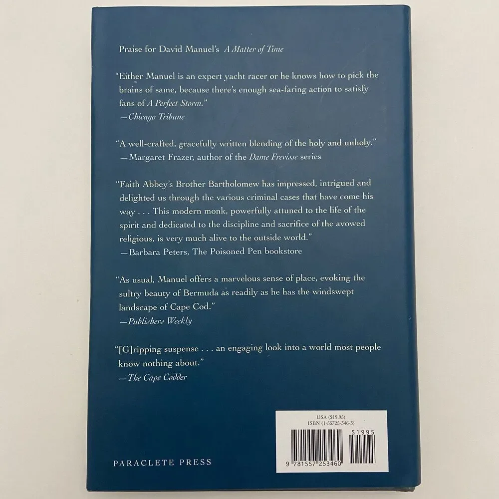 Matter of Principle : A Faith Abbey Mystery by David Manuel (2003, Hardcover)